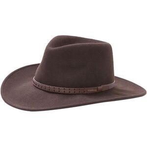 Stetson crushable “sturgis” wool felt fedora cowboy hat M